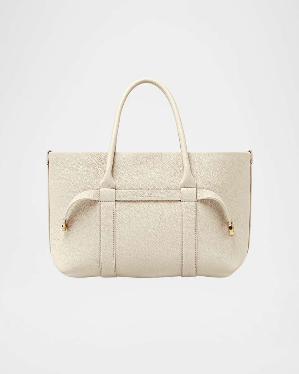 Ghiera Small Leather Shopper Tote Bag